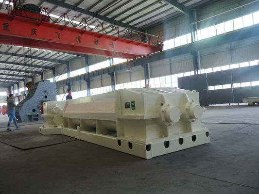 Peralatan pencampur pabrik pembuatan batu bata tanah liat kapasitas 120 ton per jam mixer ekstrusi poros ganda dari BBT