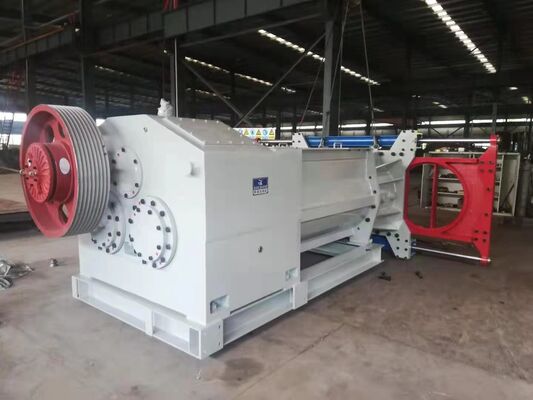 Clay mud front stencil mixing extruder mixer for brick block tile making factory