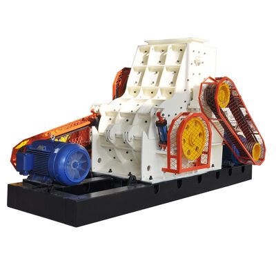 Roller bergigi ganda penghancur palu berputar berkecepatan tinggi untuk industri pembuatan batu bata tanah liat