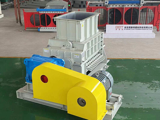 30 sampai 120 ton/jam gray double tooth roller crusher bahan baku penghancuran untuk pembuatan batu bata tanah liat dari produsen BBT