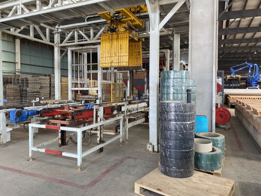 Sistem Pengungkapan dan Pengungkapan Otomatis untuk Batu Bata yang Dipanaskan di Lini Produksi Batu Bata Tanah liat dengan Pengering Terowongan,Kern Terowongan