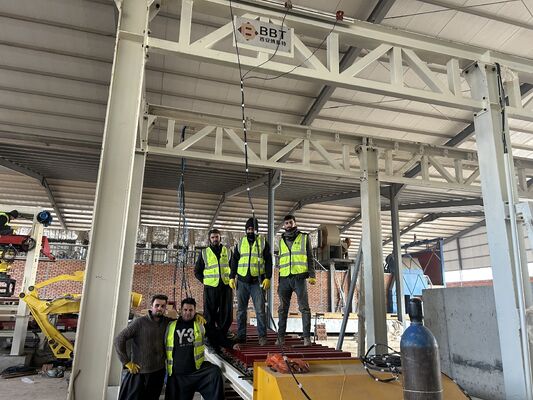 Sistem Bongkar &amp; Pengemasan Batako Tanpa Pallet Sepenuhnya Otomatis untuk Lini Produksi Batako Tanah Liat