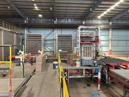 Proses Ruang Pengeringan Terowongan Lapisan Tunggal untuk Pabrik Bata Tanah Liat Otomatis